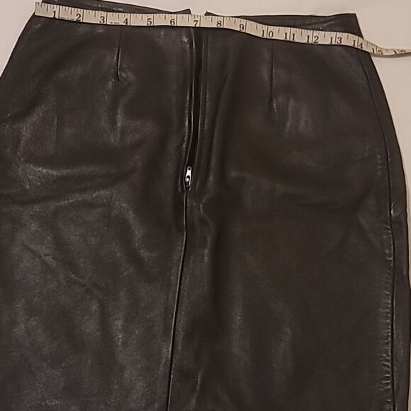 Firenze vintage leather skirt size 10 - Picture 3 of 7